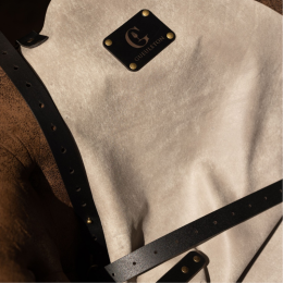 Gueuleton tablier cuir gris